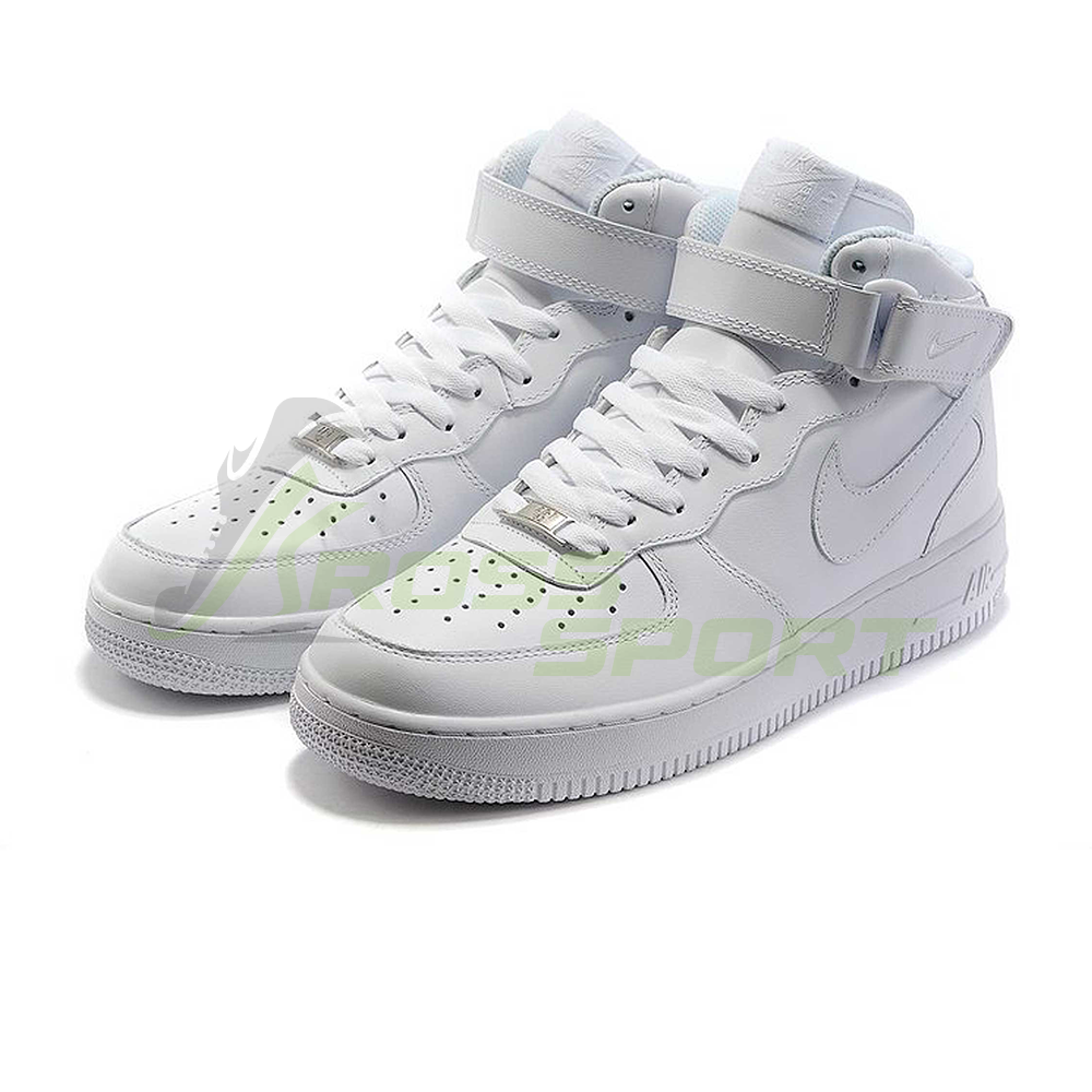  Nike Air Force 1 Mid All White