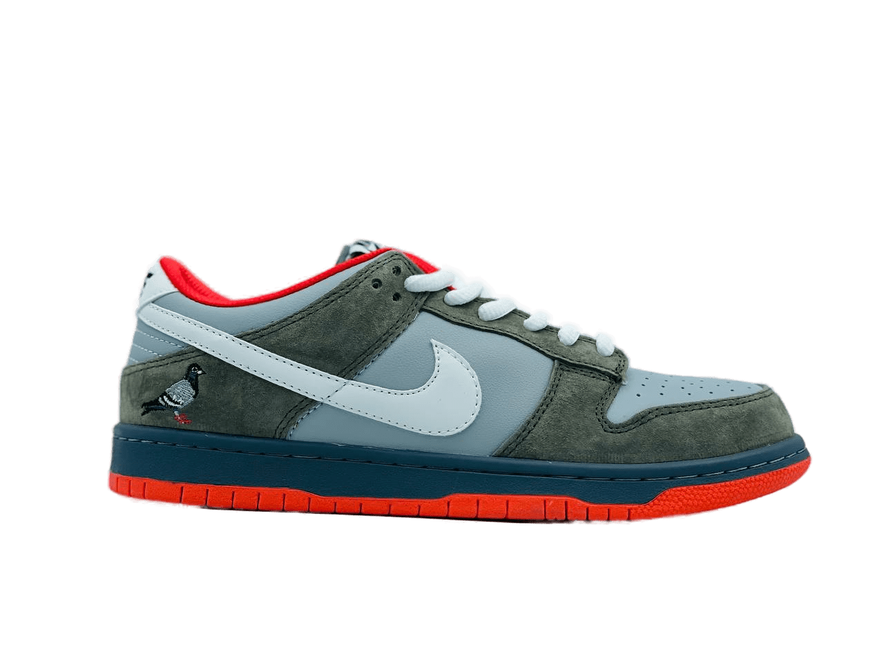 Nike SB Dunk Low Pigeon Grey/Green/Red