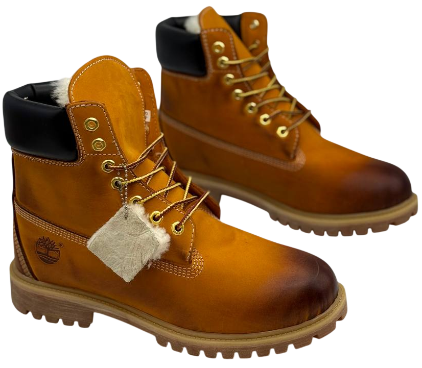Ботинки Timberland Icon Orange с мехом