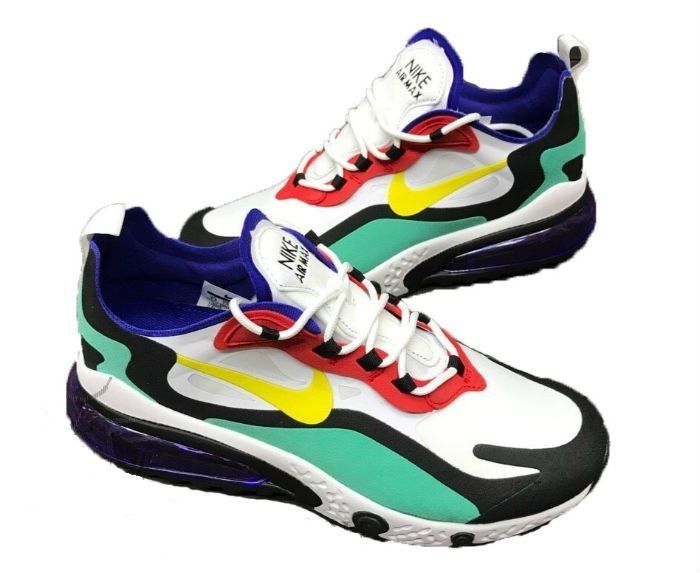 Nike Air Max 270, разноцветные, нейлон, мужские